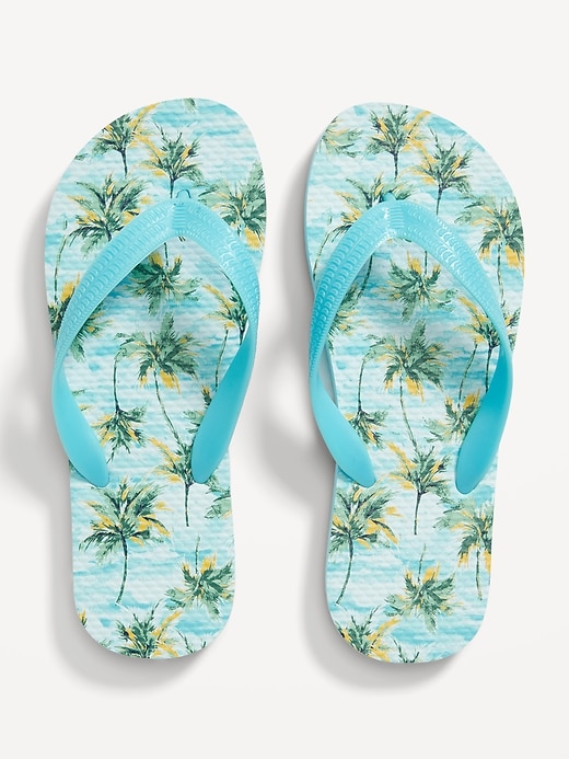 View large product image 1 of 1. Printed Flip-Flop Sandals for Boys (Partially Plant-Based)