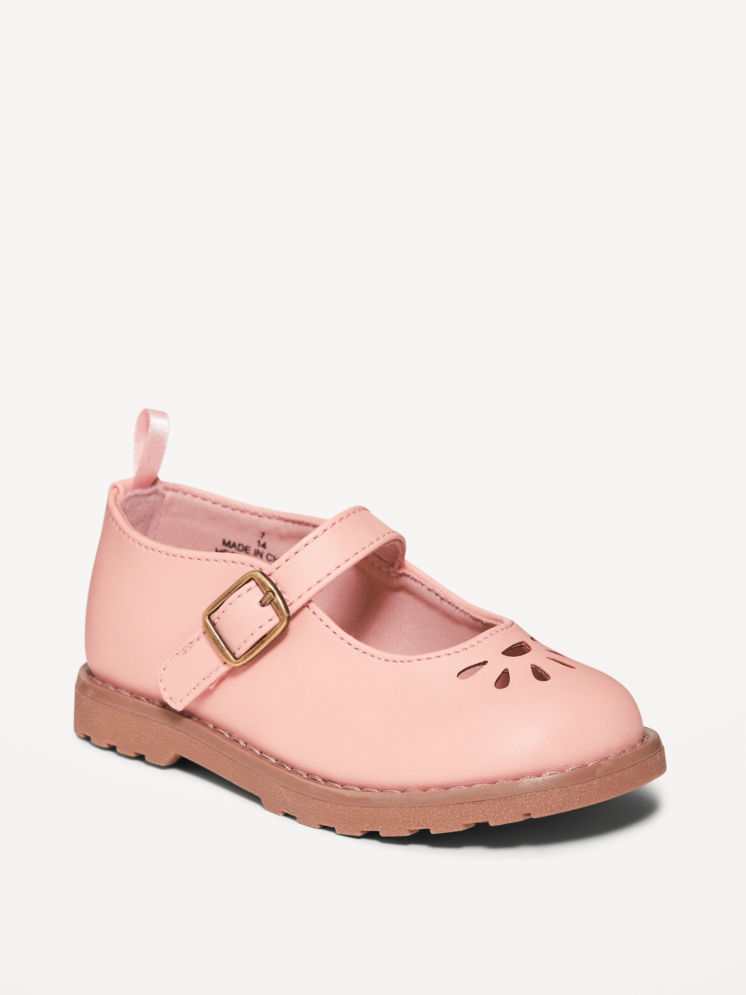 Faux-Leather Mary-Jane Shoes for Toddler Girls