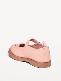 View large product image 3 of 4. Faux-Leather Mary-Jane Shoes for Toddler Girls