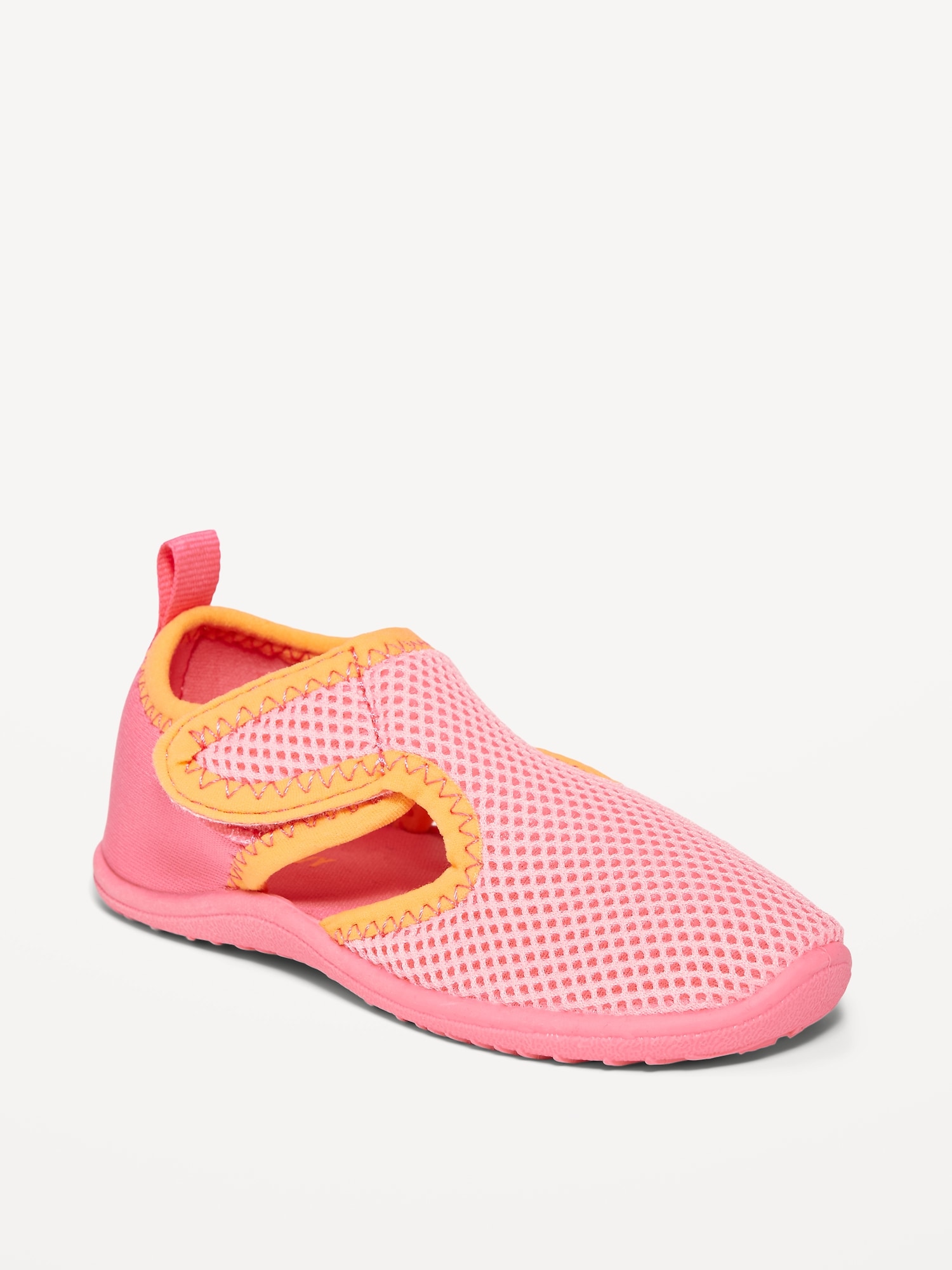 Old Navy Mesh Swim Shoes for Toddler Girls pink. 1