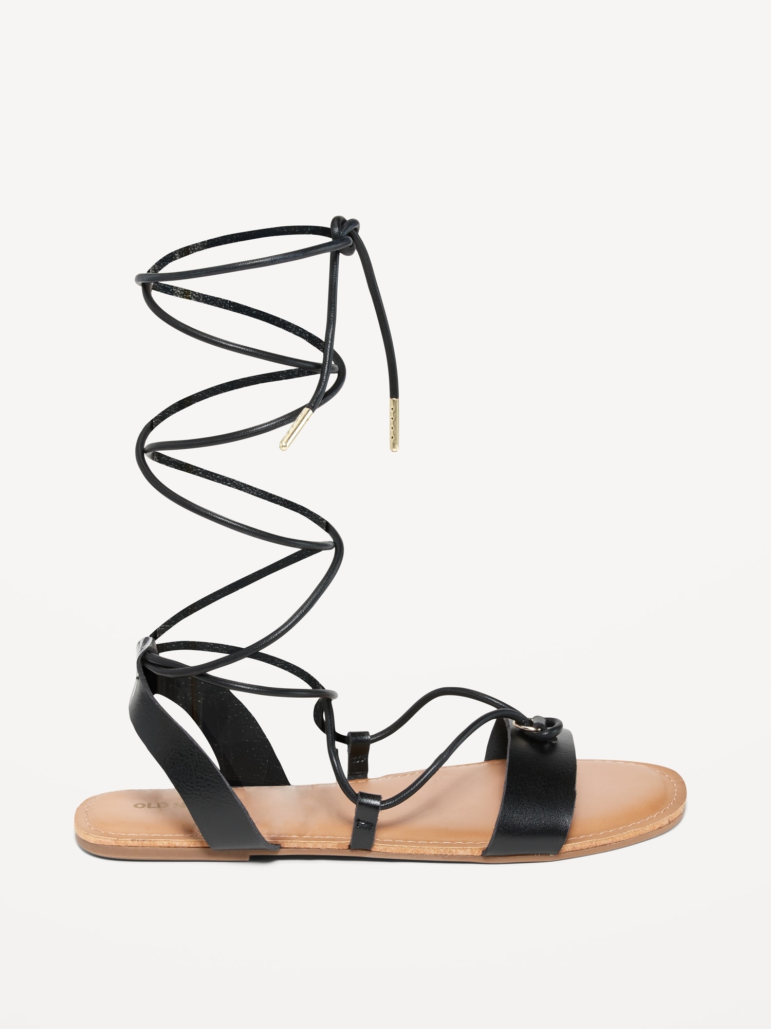 Faux-Leather Lace-Up Gladiator Sandals for Women | Old Navy