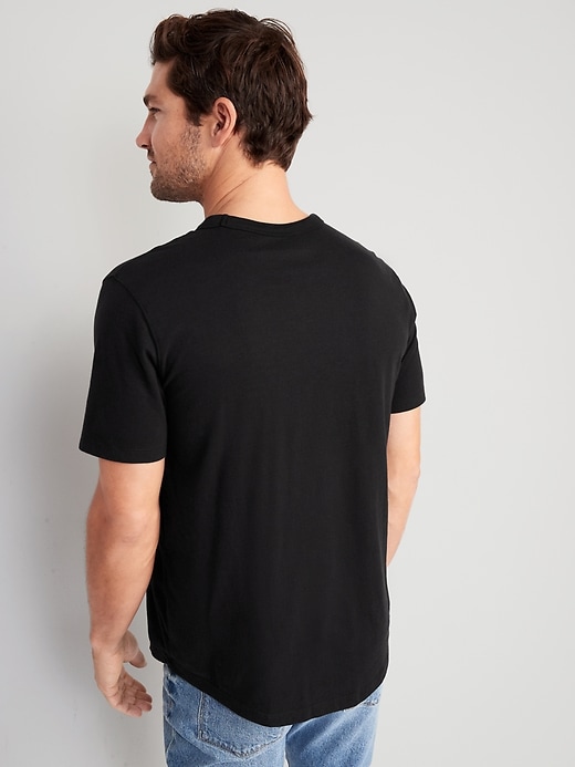 Image number 2 showing, Soft-Washed Curved-Hem T-Shirt
