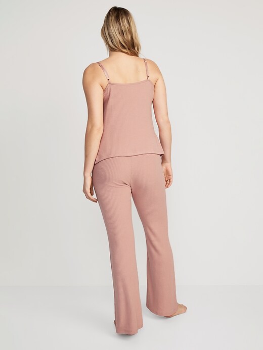 Maternity RibKnit Lounge Cami Top and Pants Set Old Navy