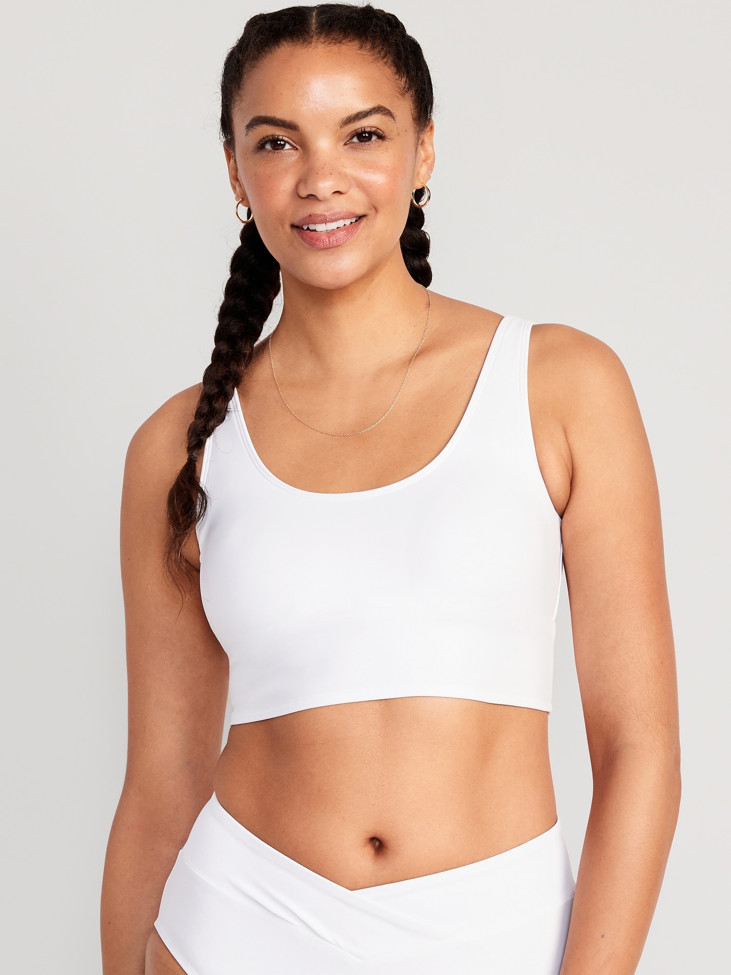 Uniqlo high neck swimsuit top Black - $12 (40% Off Retail) New With Tags -  From Lauryn