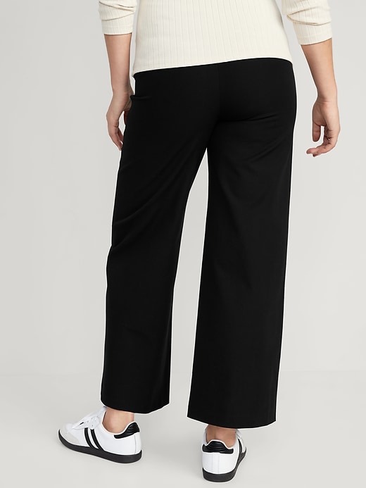 Image number 5 showing, Maternity Full-Panel Pixie Wide Leg Pants