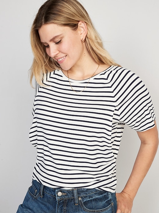 Maternity Luxe Nursing T-Shirt | Old Navy