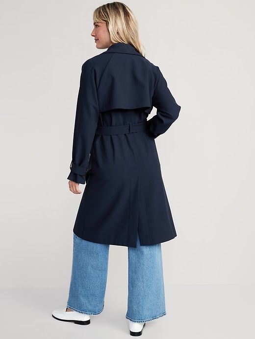Double-Breasted Tie-Belt Trench Coat for Women | Old Navy