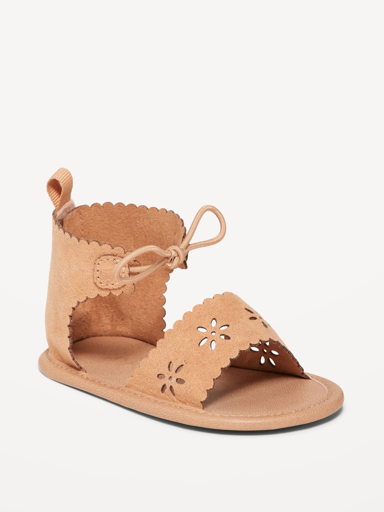 Oldnavy Faux-Suede Scallop-Trim Sandals for Baby