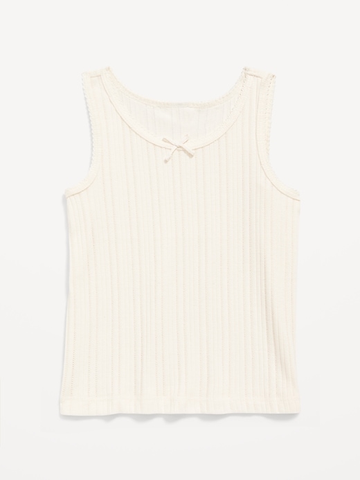 Pointelle-Knit Tank Top for Toddler Girls | Old Navy