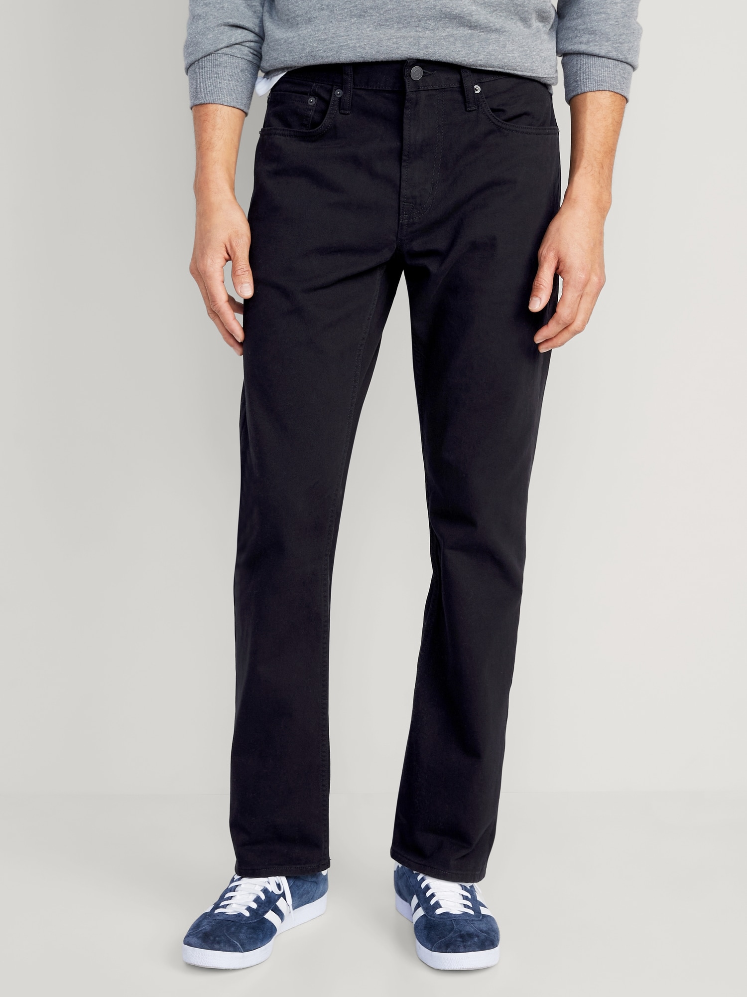 weather Are familiar style Wow Straight Black Jeans for Men | Old Navy
