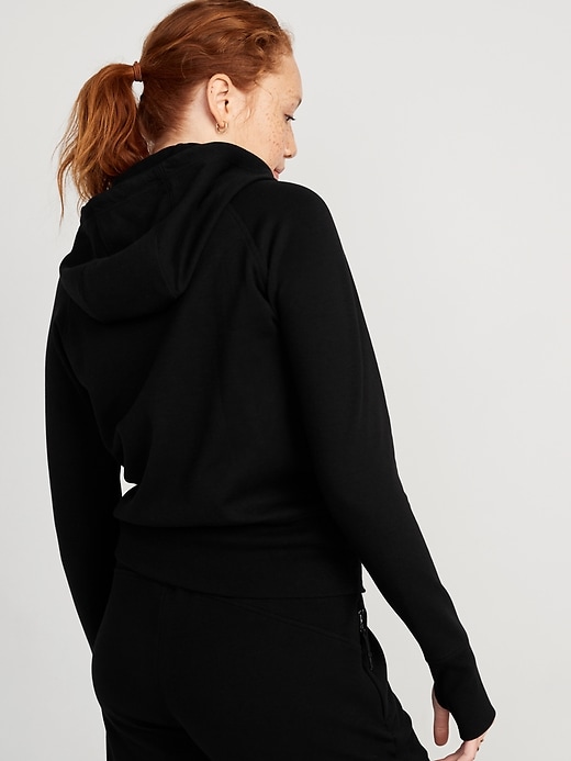 Image number 2 showing, All-Seasons Dynamic Fleece Cropped Hooded Jacket