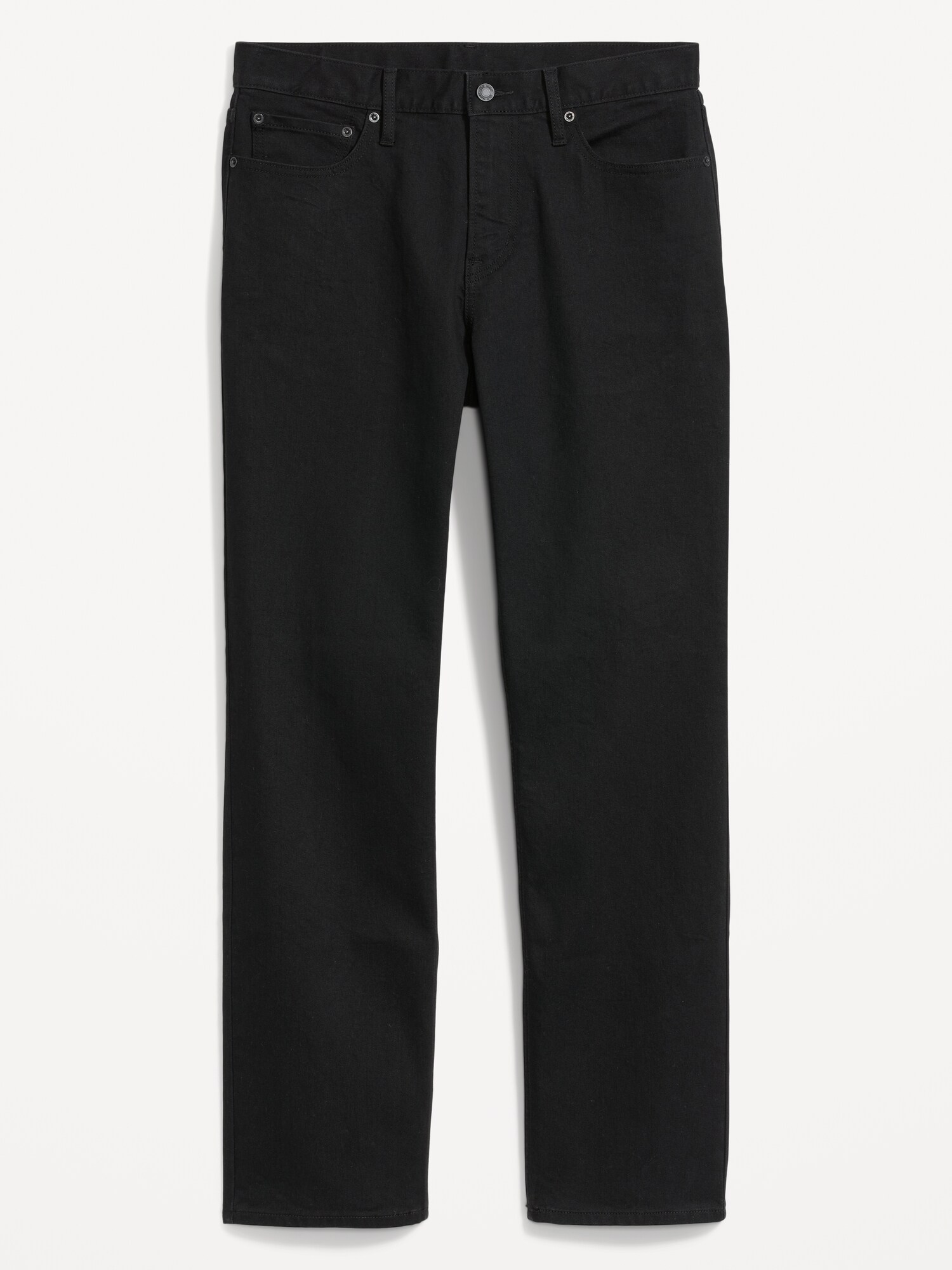 Мужские джинсы Old Navy Loose Built-In Flex, цвет: Чёрный — фото 4