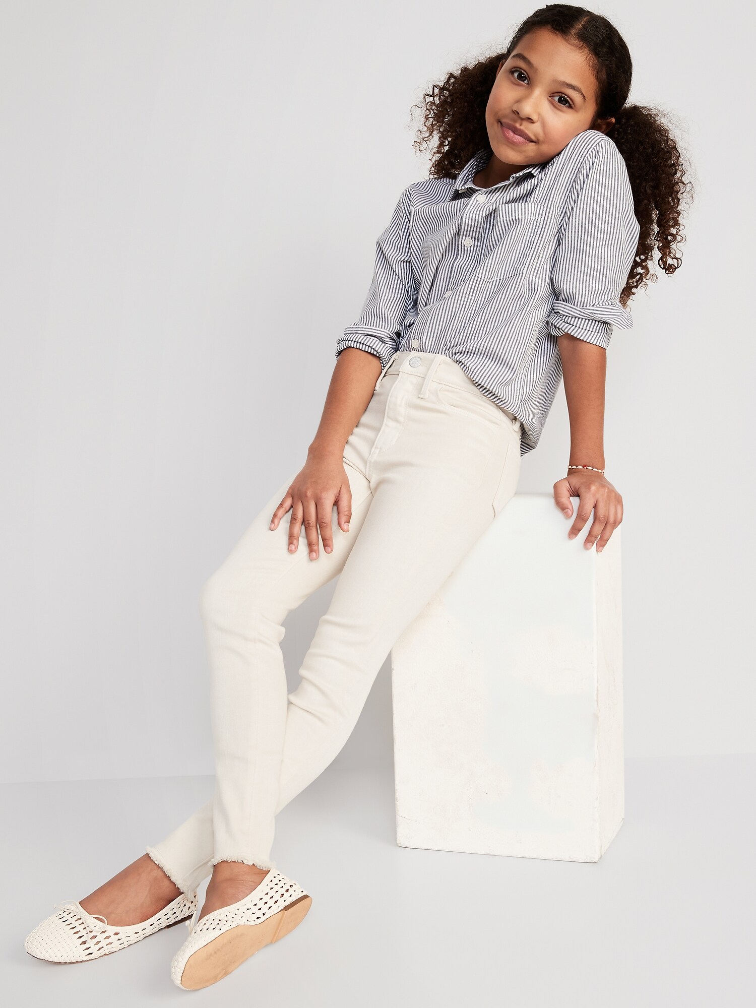 Extra High-Waisted Rockstar 360° Stretch Jeggings for Girls | Old Navy