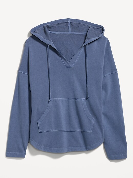 Image number 4 showing, French Terry Tunic Hoodie
