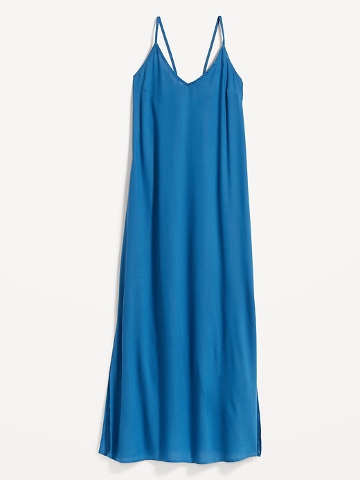 Image number 3 showing, Tie-Back Maxi Slip Dress