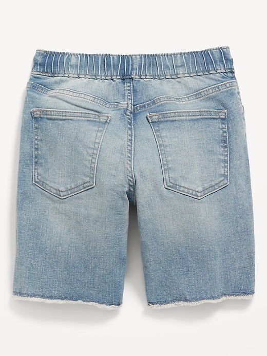 360° Stretch Ripped Pull-On Jean Shorts for Boys (At Knee) | Old Navy