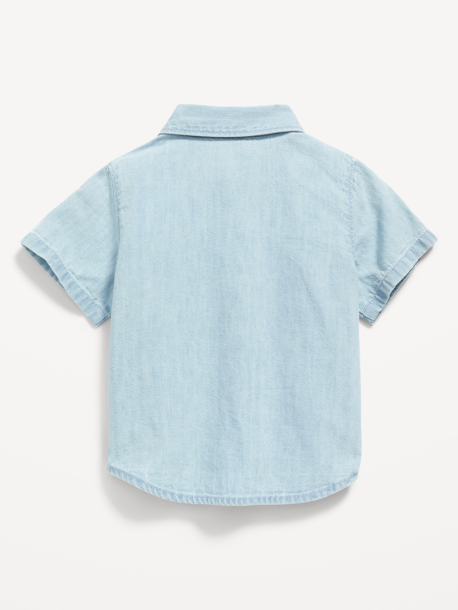 ShortSleeve Pocket Jean Shirt for Baby Old Navy