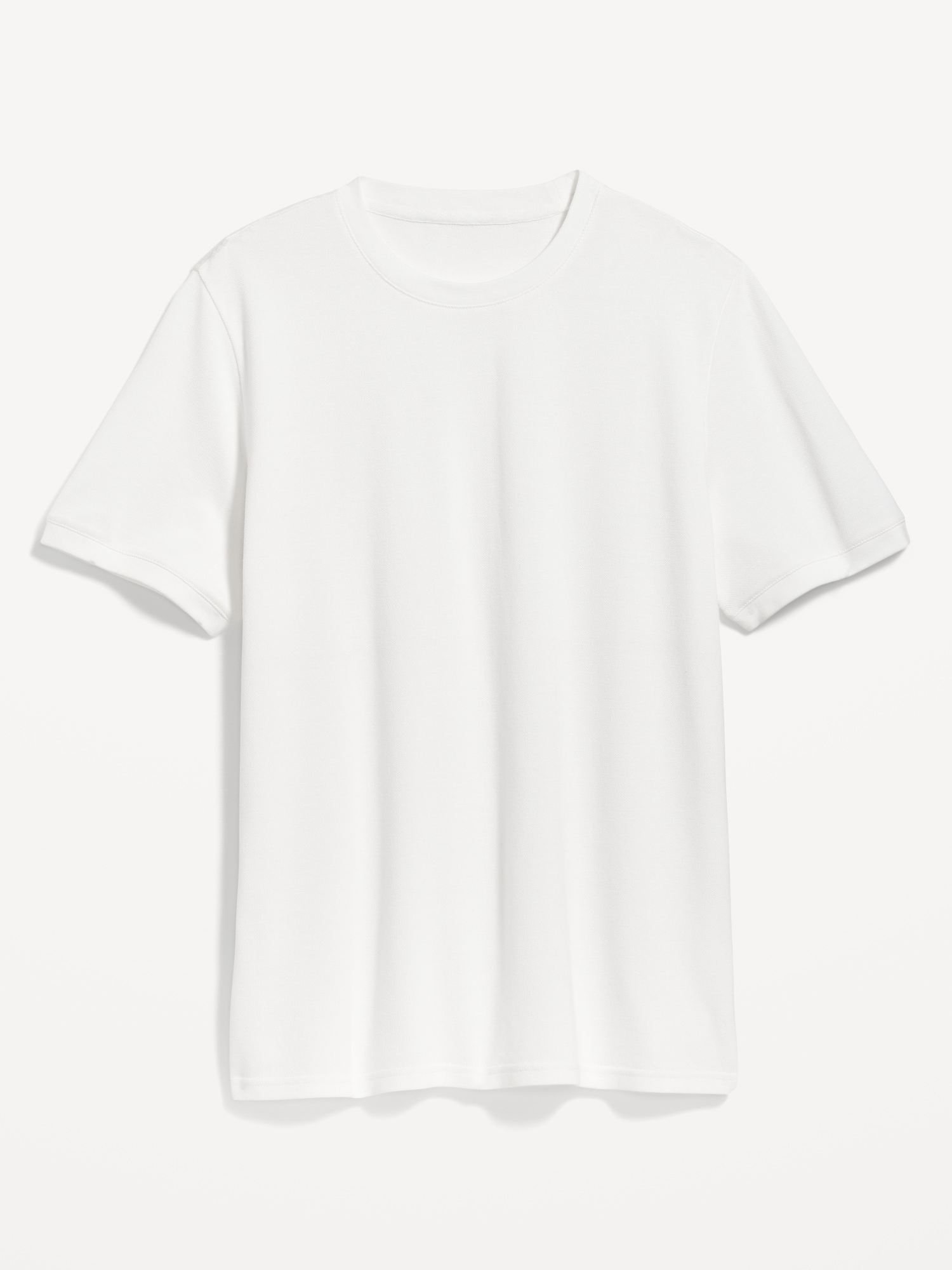 Old Navy Moisture-Wicking Pique T-Shirt for Men white. 1