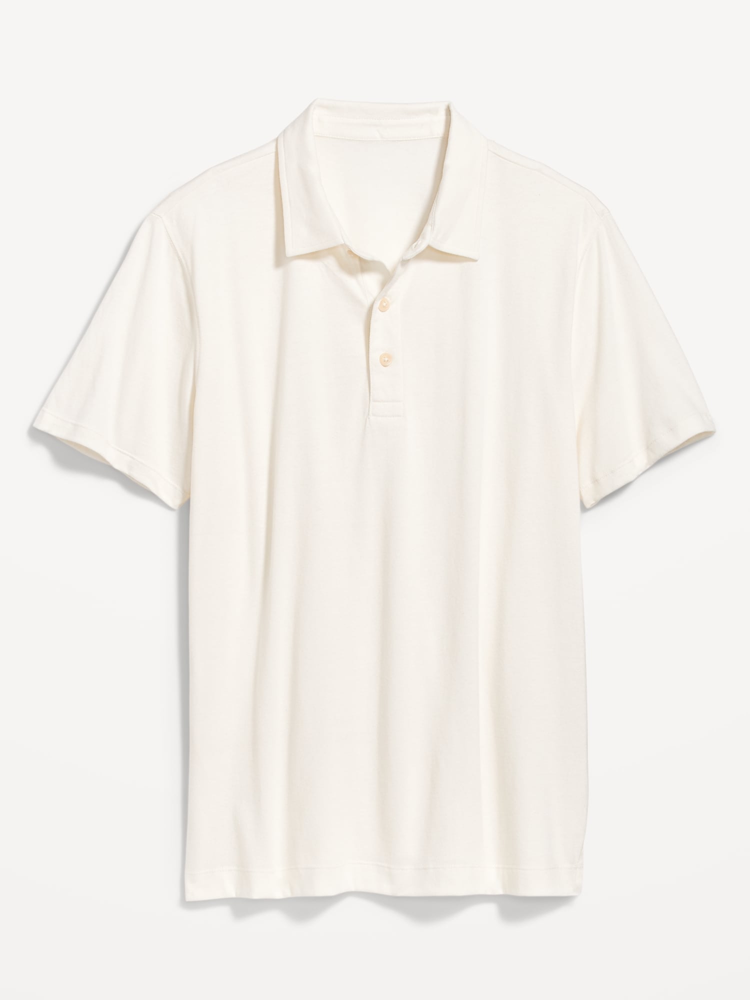 Old Navy Classic Fit Jersey Polo for Men white. 1