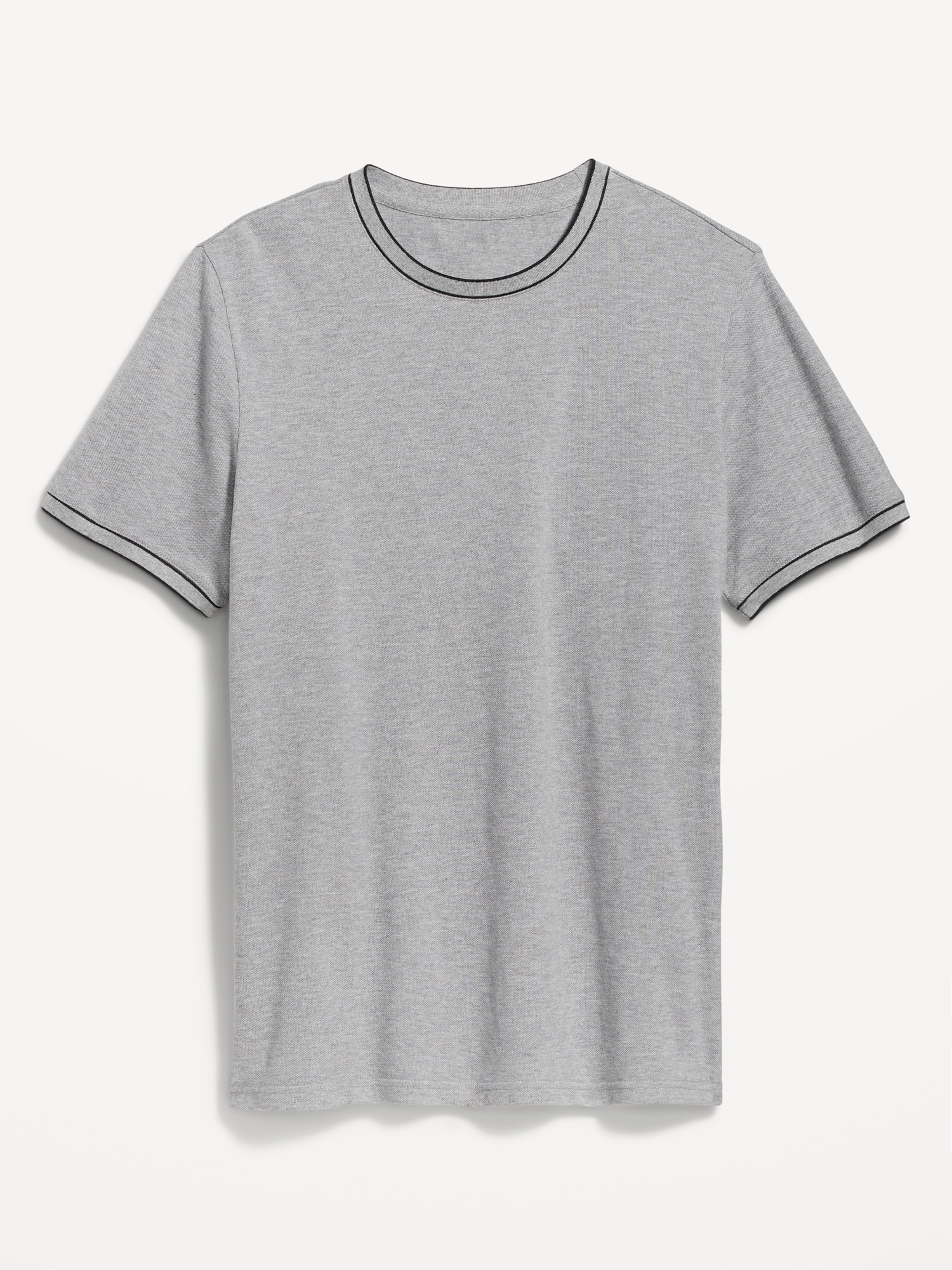Old Navy Moisture-Wicking Pique T-Shirt for Men gray. 1
