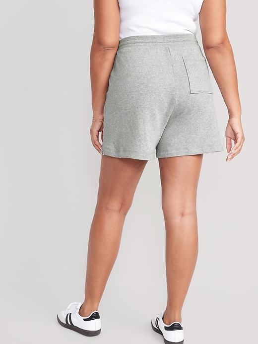 Image number 6 showing, High-Waisted Lounge Sweat Shorts -- 5-inch inseam