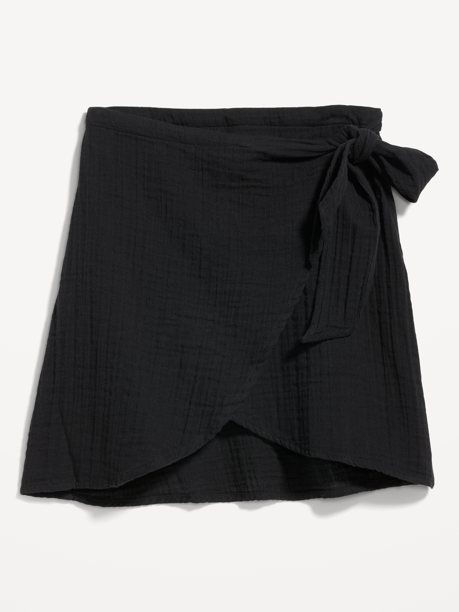 HighWaisted Woven WrapFront Sarong Swim Skirt Old Navy