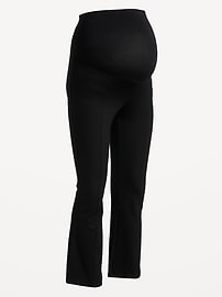 Image number 1 showing, Maternity Full Panel Cropped Flare Pants