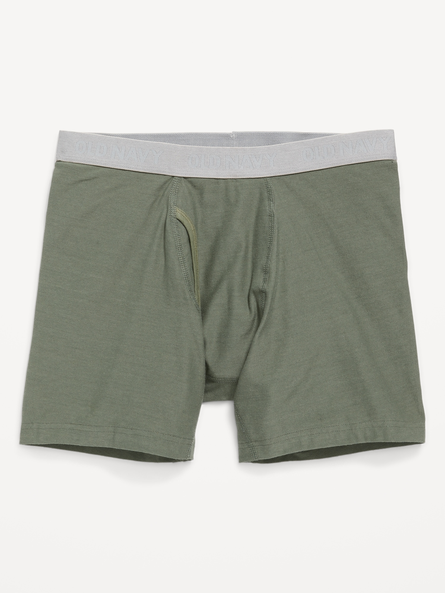 Old Navy Soft-Washed Built-In Flex Boxer-Brief Underwear for Men -- 6.25-inch inseam green. 1