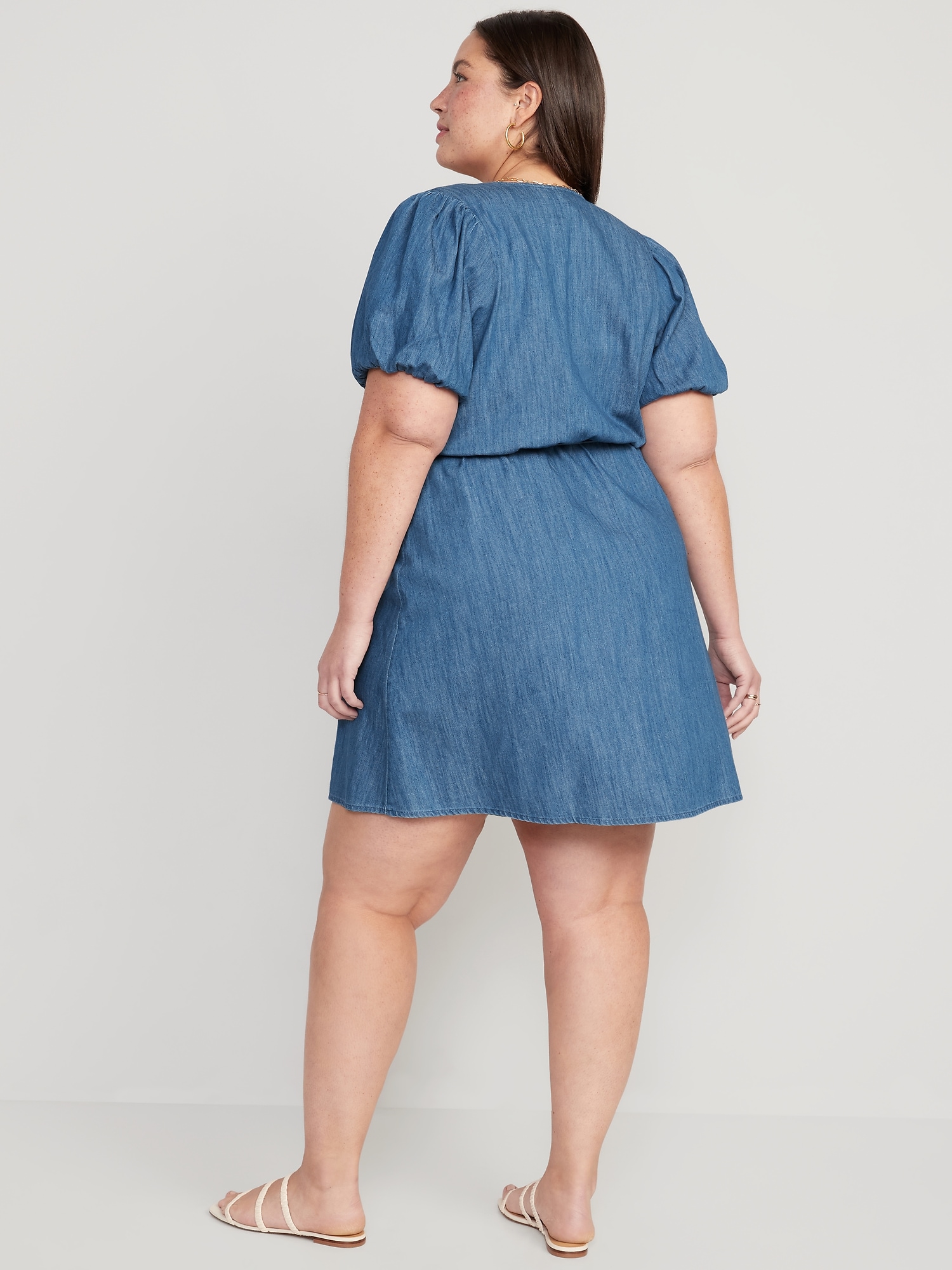 Old navy denim top dress plus size