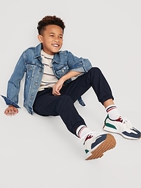 Image number 2 showing, Built-In Flex Twill Jogger Pants for Boys
