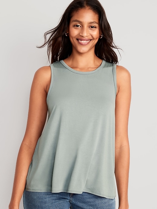 Old Navy Luxe Swing Tank Top for Women. 1