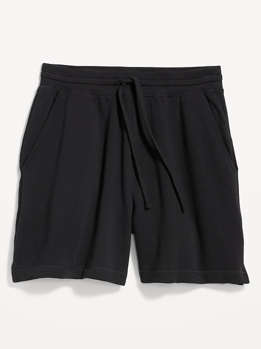 Image number 4 showing, High-Waisted Lounge Sweat Shorts -- 5-inch inseam