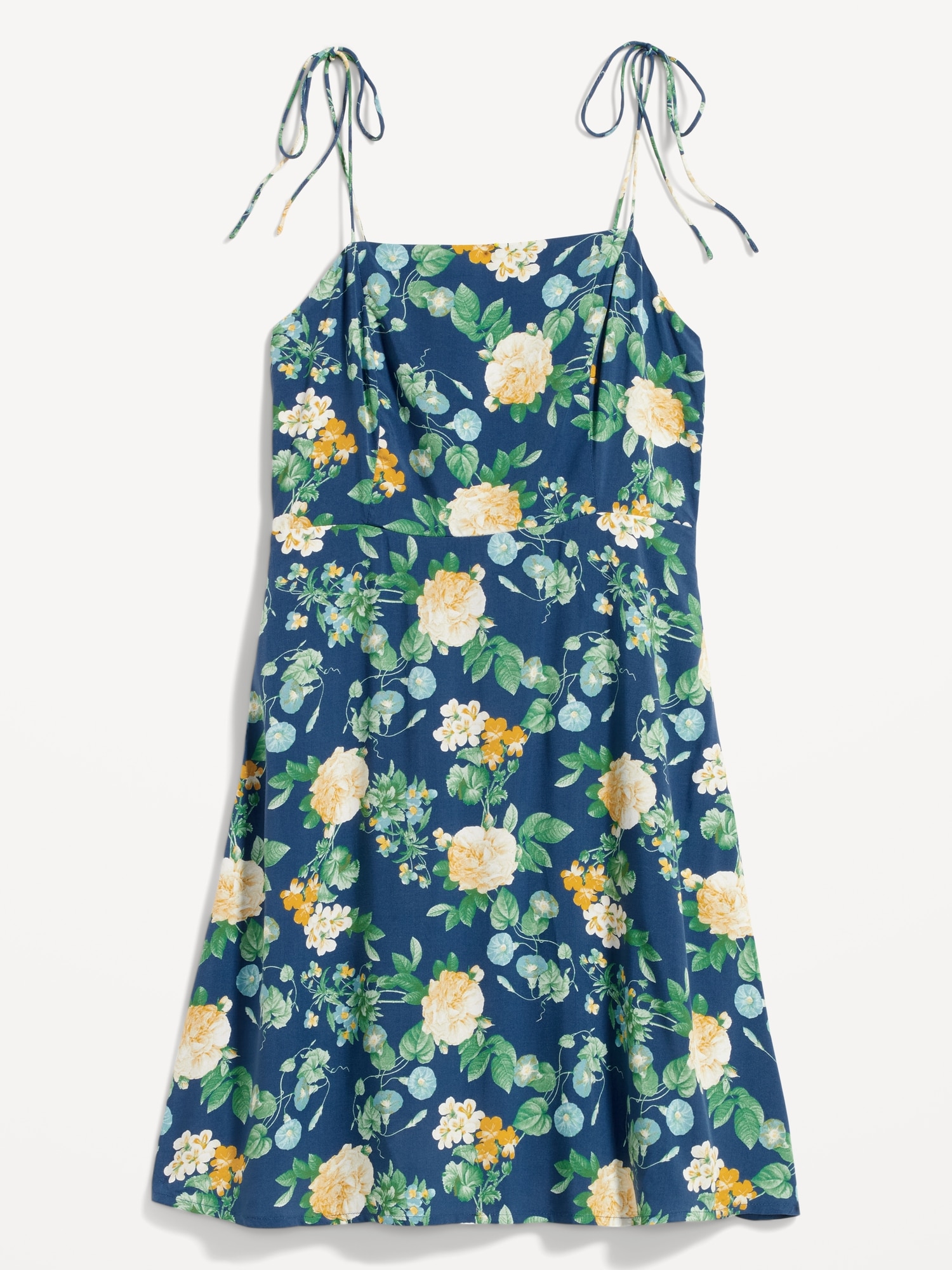 Blue floral dress 2025 old navy