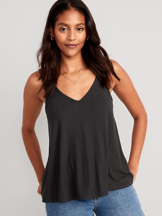 Luxe Sleeveless Swing Top | Old Navy