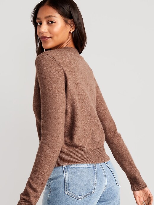 Image number 2 showing, Cropped Cozy-Knit Cardigan