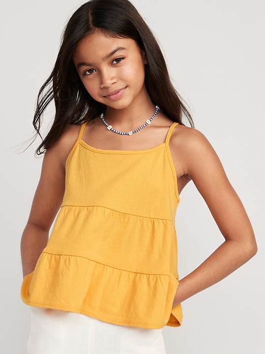 View large product image 1 of 7. Tiered Swing Cami Top for Girls