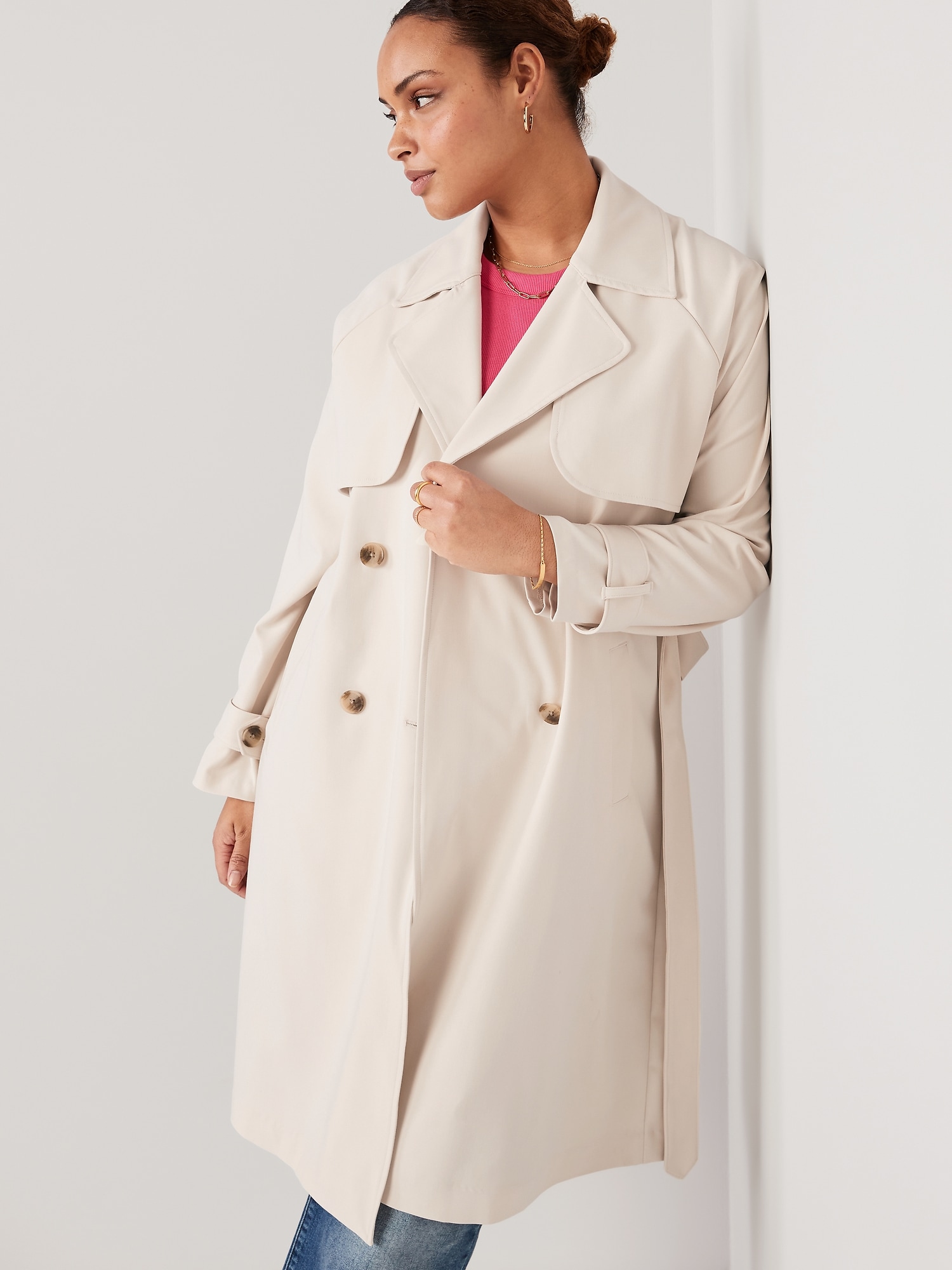 Comfort Stretch Trench Coat