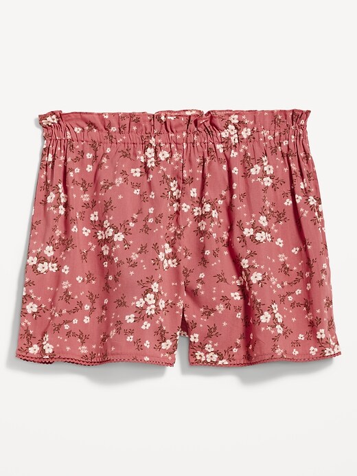 Image number 4 showing, High-Waisted Floral Pajama Shorts -- 3-inch inseam