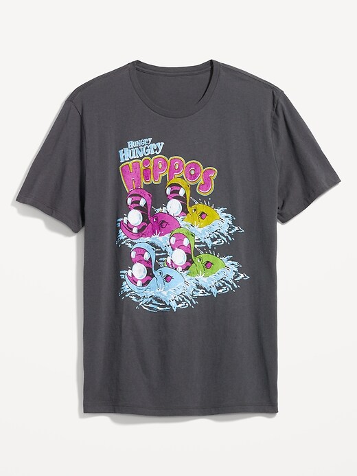View large product image 1 of 1. Gender-Neutral Hungry Hippos™ Graphic T-Shirt for Adults