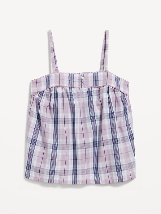 Image number 4 showing, Striped Smocked Pajama Cami Swing Top