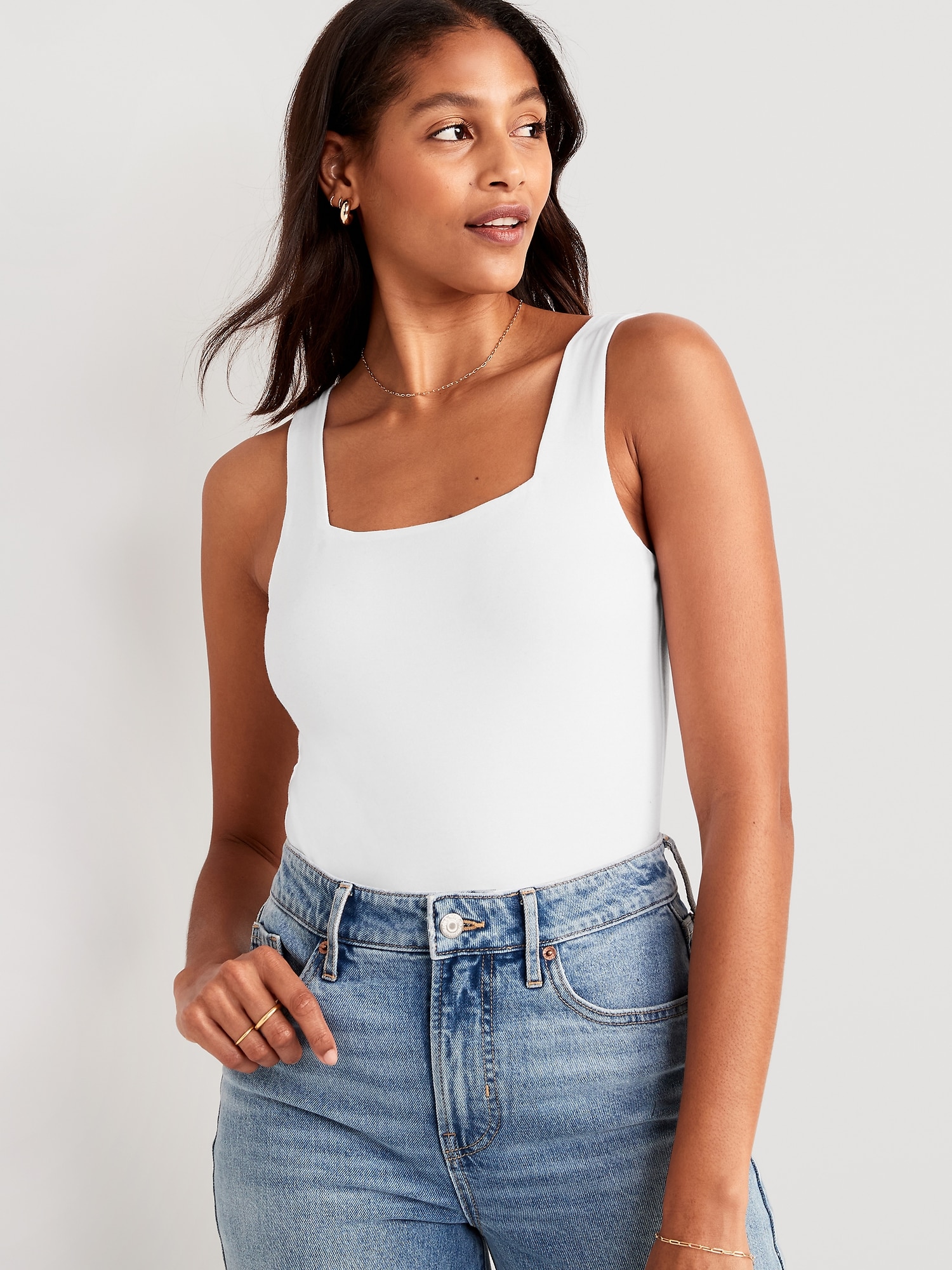 By Together Sleeveless Square Neck Top