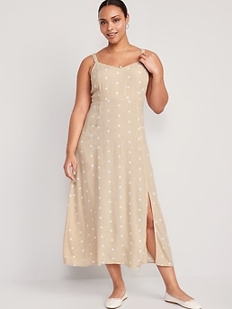 Old navy black and store white polka dot dress