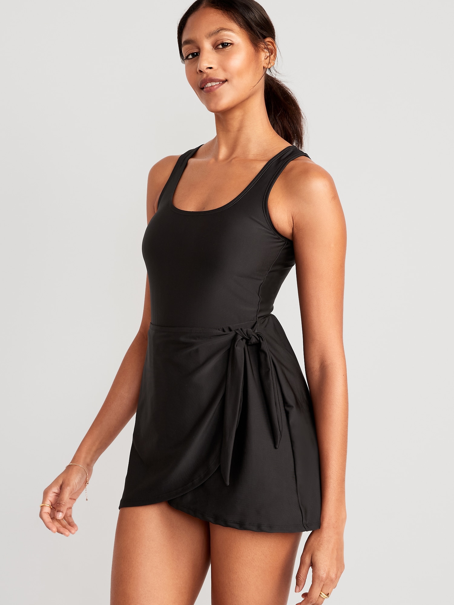 Oldnavy Wrap-Front Swimsuit Dress for Women
