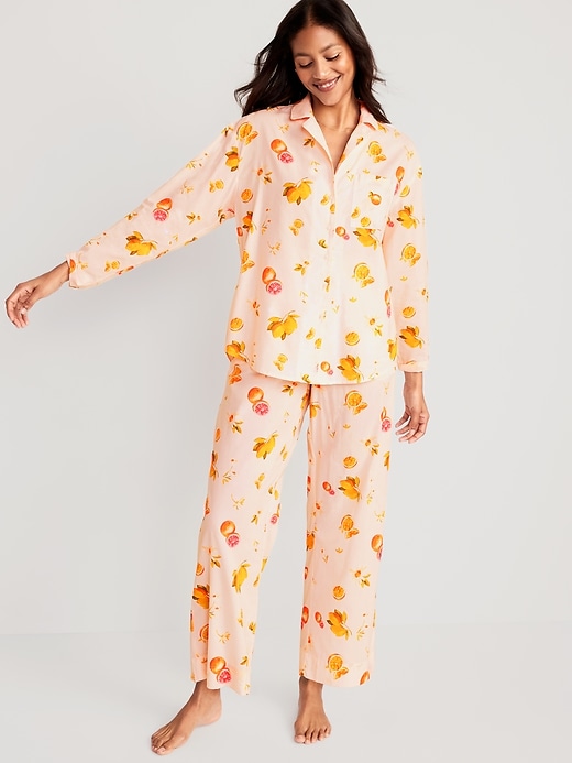 Image number 1 showing, Matching Printed Pajama Set