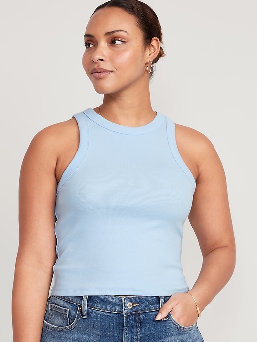 Image number 5 showing, Snug Crop Tank Top