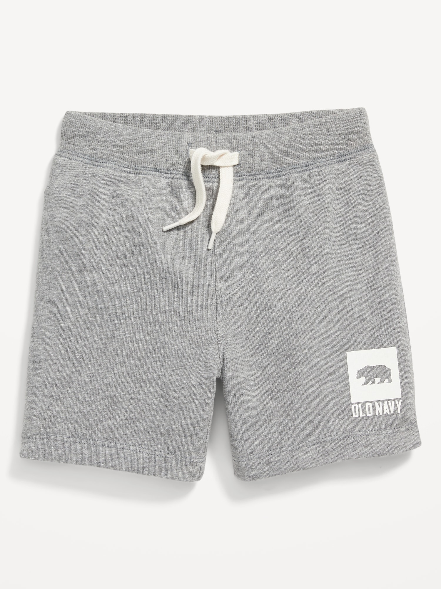 Old Navy Functional-Drawstring Logo-Graphic Shorts for Toddler Boys gray. 1