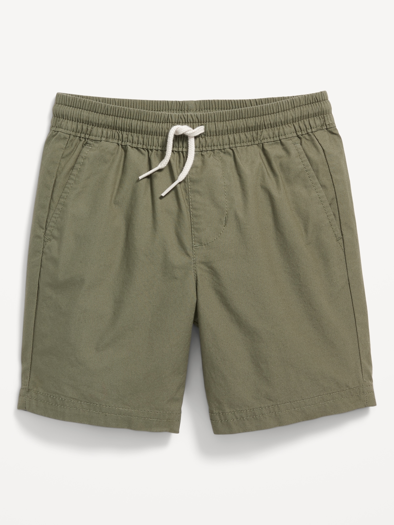 Old Navy Functional-Drawstring Poplin Shorts for Toddler Boys green. 1