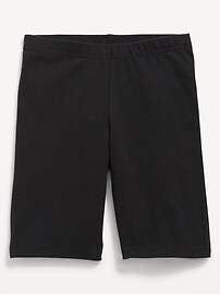 View large product image 3 of 4. Jersey-Knit Long Biker Shorts for Girls