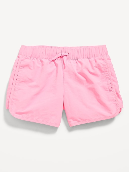 View large product image 1 of 1. Dolphin-Hem Board Shorts for Girls