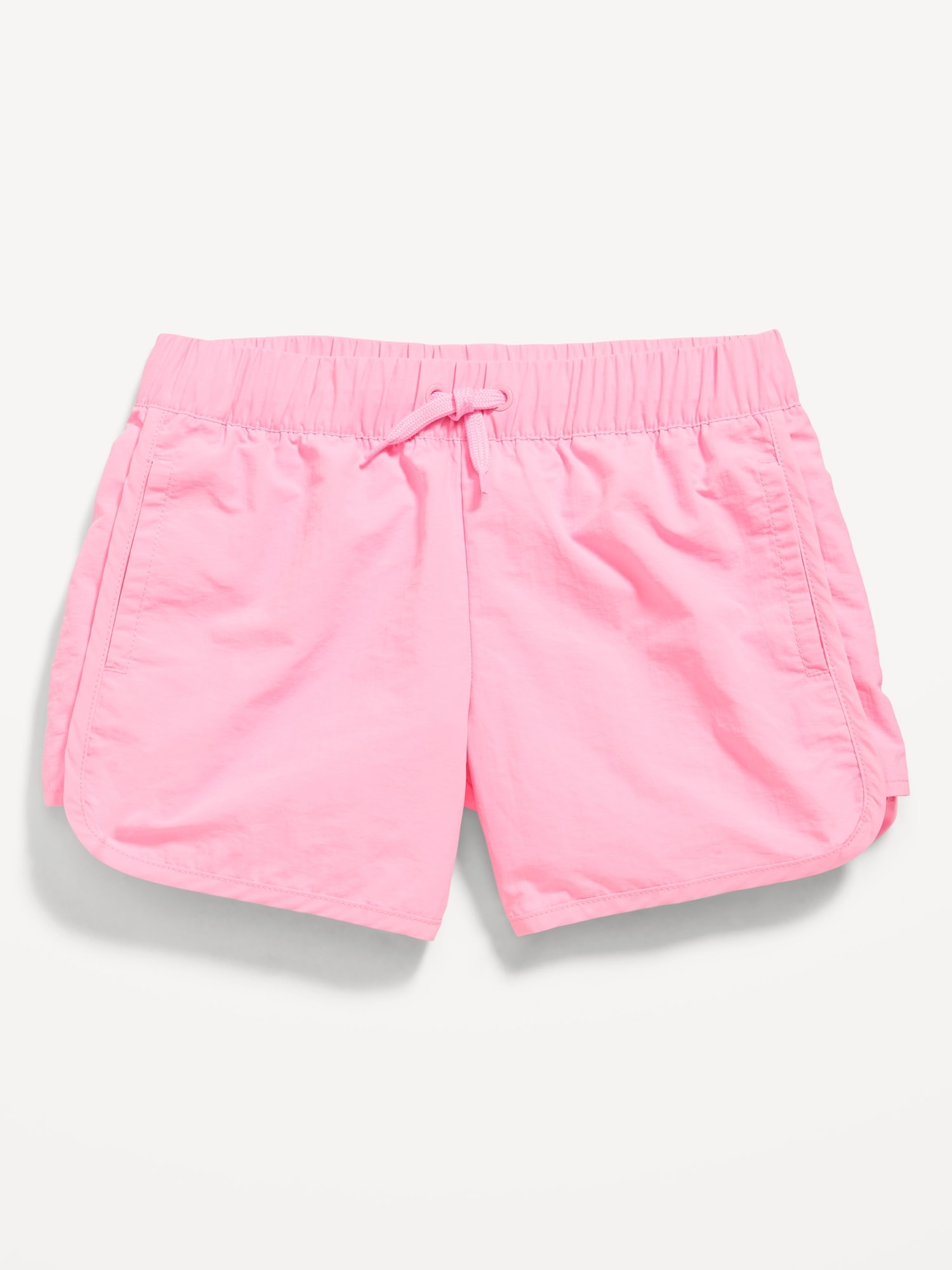 Old Navy Dolphin-Hem Board Shorts for Girls pink. 1